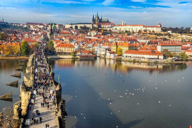Prague Highlights in Half a Day - A façade pause at U Novák, plus a Tesla mosaic moment