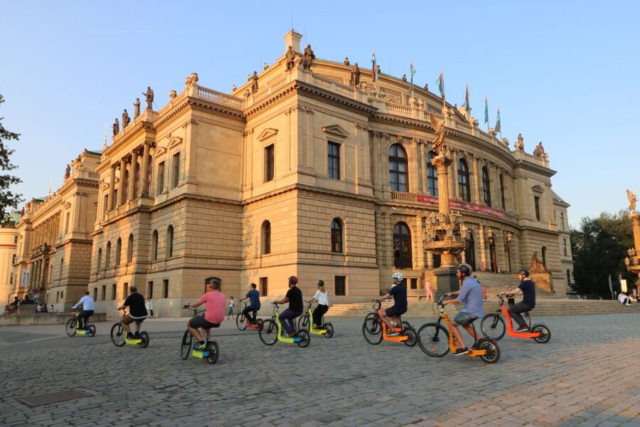Prague: Highlights Tour on e-Scooter or eBike - e-Scooter or e-Bike: the kind of Prague sightseeing you’ll actually finish