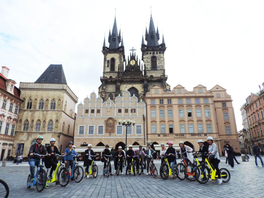 Prague: Highlights Tour on e-Scooter or eBike - Prague Castle, St. Vitus Cathedral, and the monastery beer tasting moment