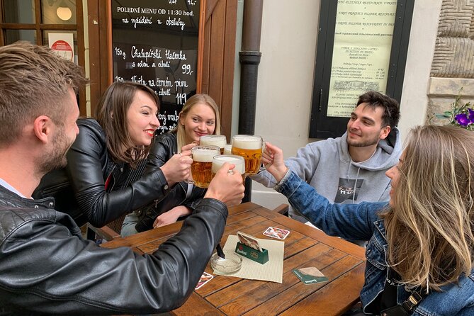 Prague Historic Pub Tour with Drinks Included - Stop 3: Old Town Square backdrop and a real taste of Prague’s past
