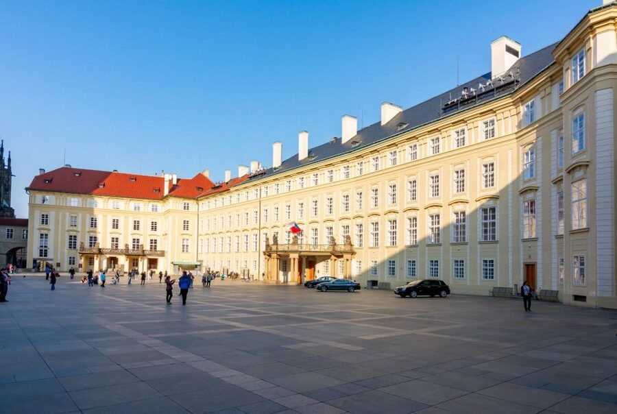 Prague Hradcany Castle, St Vitus Cathedral Tour with Tickets - St George’s Basilica: Art and the Royal Church Mood
