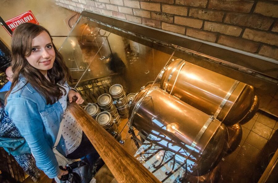 Prague: Legendary Beer Tour with Dinner - The included 1-course dinner near Old Town Square