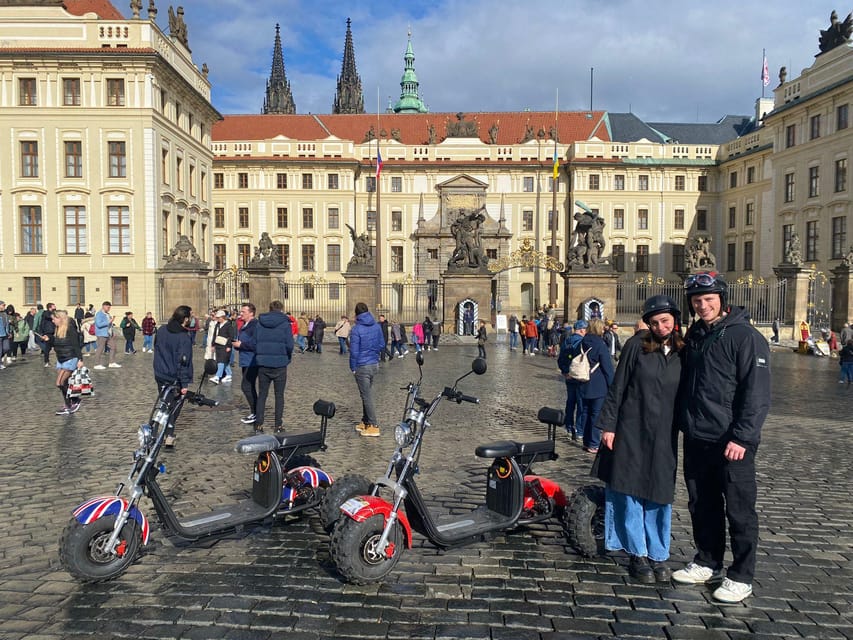 Prague Monastery & Panoramic Viewpoint Electric Trike Tour - Prague Castle Area, Fast Orientation With Guided Context