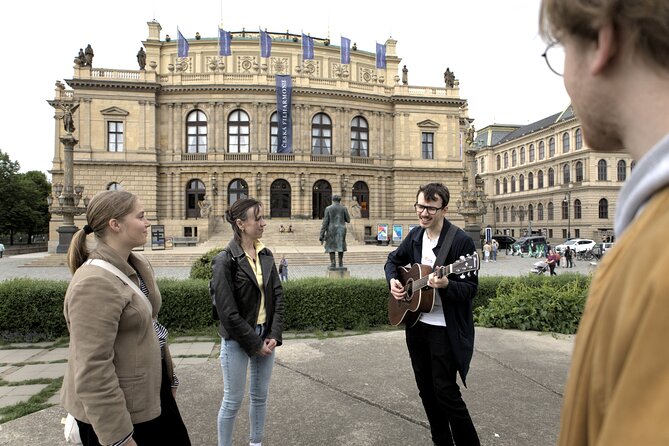 Prague: Mozart, Dvořák, Czech Folk Tour with a Guitarist - Estates Theatre and Old Town Square: the musical warm-up you actually remember