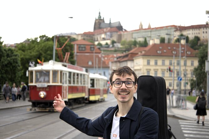 Prague: Mozart, Dvořák, Czech Folk Tour with a Guitarist - Reduta Jazz Club discount and a souvenir map you will actually use