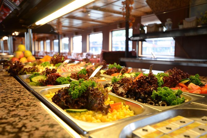 Prague Night Tour and River Vltava Dinner Cruise - Vltava dinner cruise highlights: Charles Bridge, Prague Castle, and the lock moment