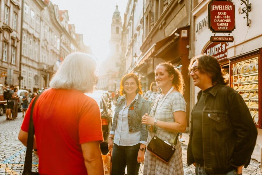 Prague: Old Town Fun Evening Food and Drink Tour - Drinks during the tour: beer, wine, or soft drinks with your tastings