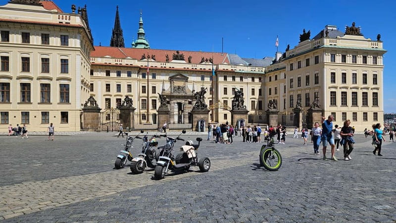 Prague: Panoramic Viewpoints Guided Electric Tricycle Tour - Letná Hill, Metronome views, and the Bridges Parade viewpoint