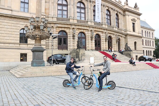 Prague Panoramic Views e-bike and e-Scooter guided Tour - Stop-by-Stop: Letna, the Metronome, and the Best Views Setup