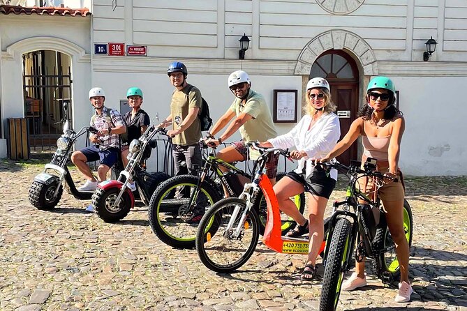 Prague Panoramic Views e-bike and e-Scooter guided Tour - Optional Detour: The Jewish Ghetto History Add-On