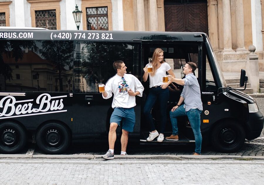 Prague: Party Beer Bus - The route: Prague highlights you get without sprinting