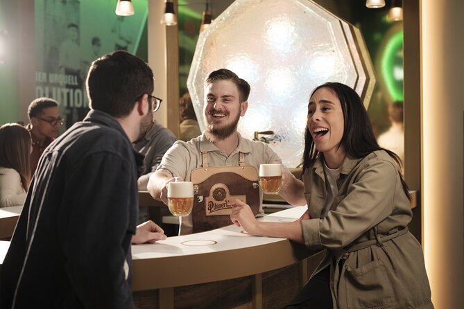 Prague Pilsner Urquell Experience with 3 Free Beer Tastings - Foam focus, ingredients, and the 360° game hall