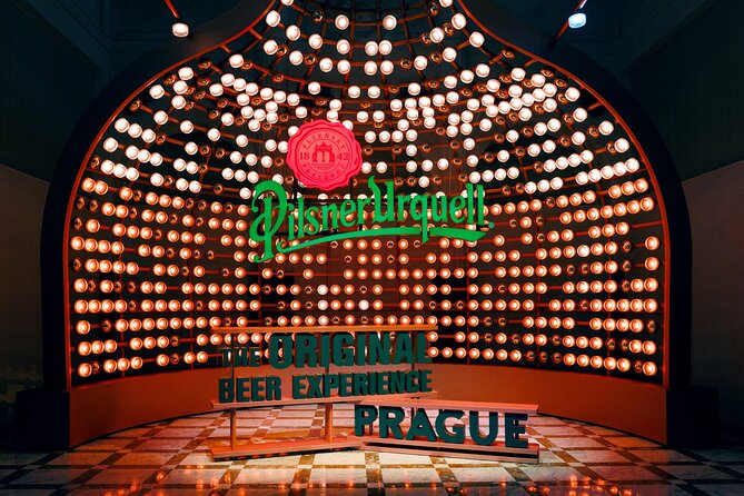 Prague Pilsner Urquell Experience with 3 Free Beer Tastings - The audioguide, video mapping, and light shows
