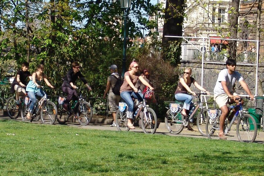 Prague: River & Park Bike Tour to Troja Chateau - Prague by bike, Troja by design