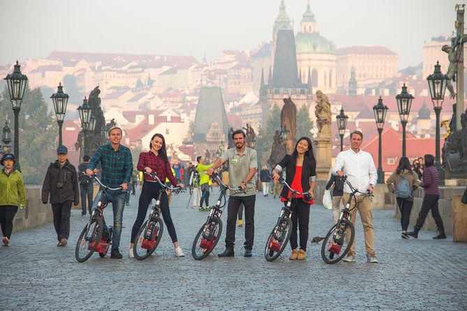 Prague Segway & E-Scooter Grand City Tour - Strahov Stadium to Ladronka Park: the Segway switch that makes the tour fun