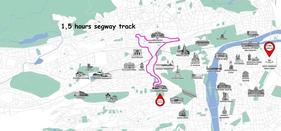 Prague: Shared Group/Private Segway Tour with Hotel Transfer - Getting to the start: hotel taxi pickup and smooth drop-off