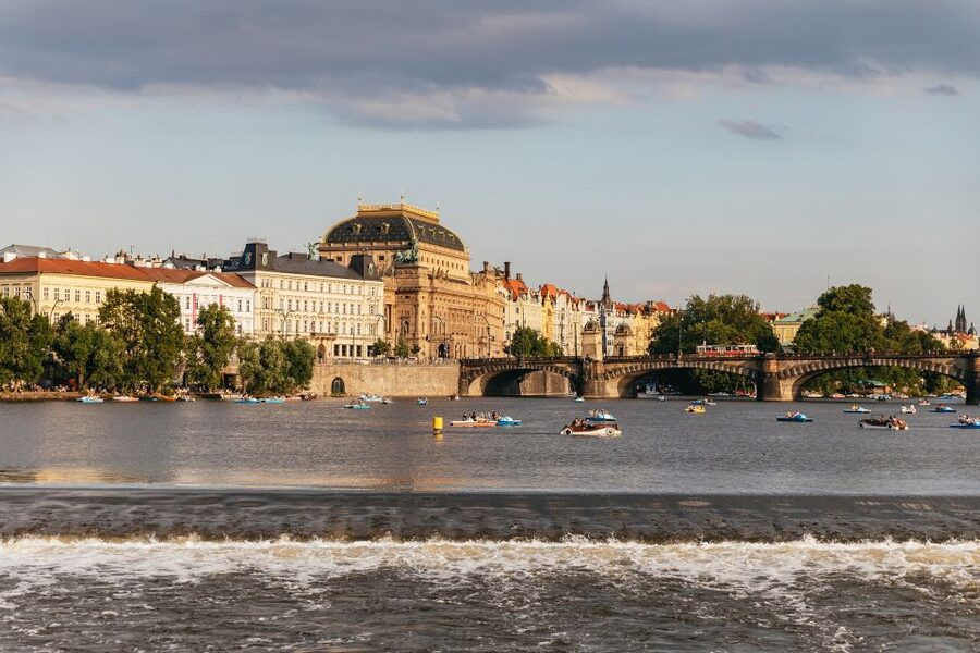 Prague: Sightseeing Dinner Cruise on Open-Top Glass Boat - How the audio commentary and maps make the landmarks click