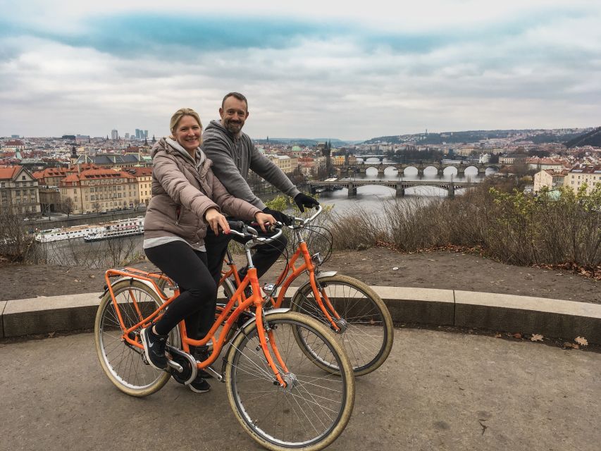 Prague: Small Group or Private Bike City Tour - Kafka Museum and the Charles Bridge segment
