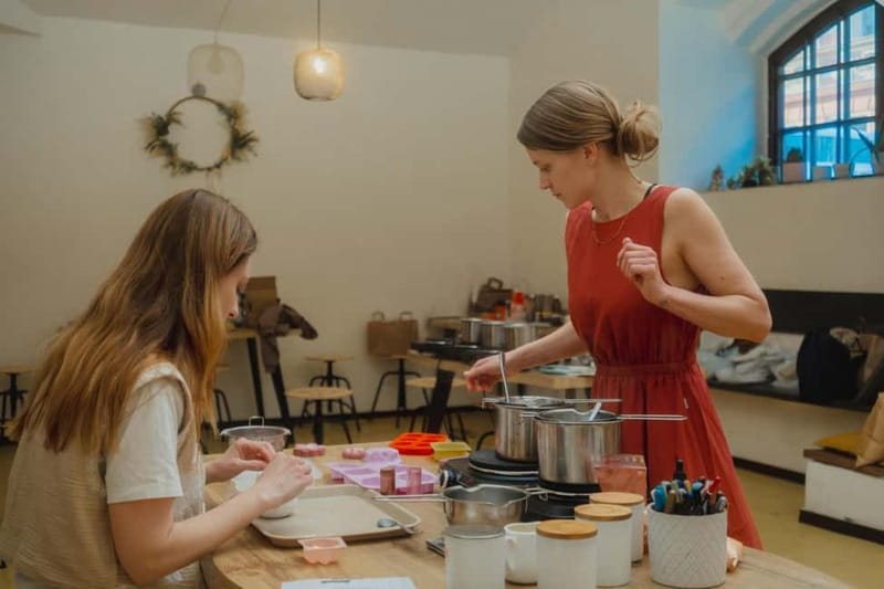Prague: Soap Making Workshop - What the workshop feels like during the session