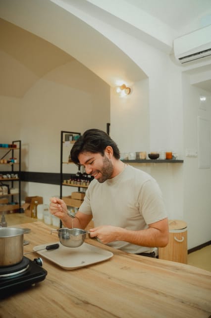 Prague: Soy Candle-Making Workshop - Optional Add-Ons for Extra Gifts: Massage Candle and Tea Lights