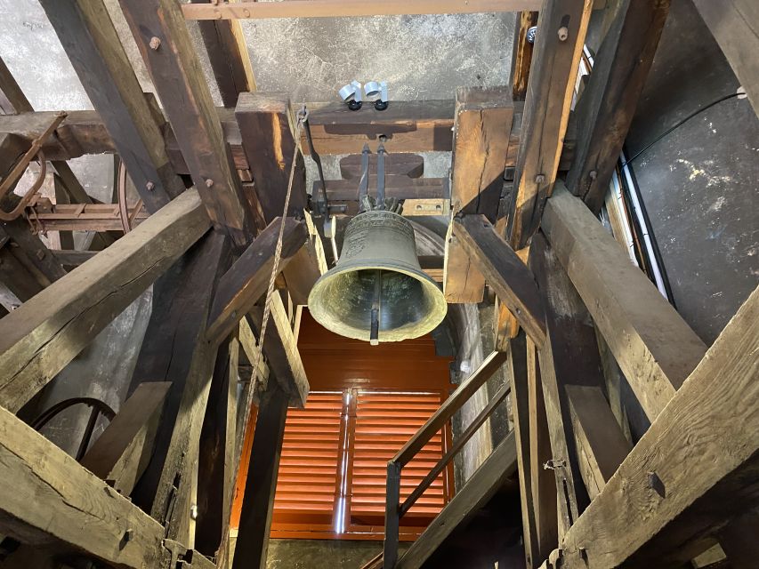 Prague: St Nicholas Bell Tower Entrance Ticket - The climb up the brick spiral staircase, 215 steps to the gallery