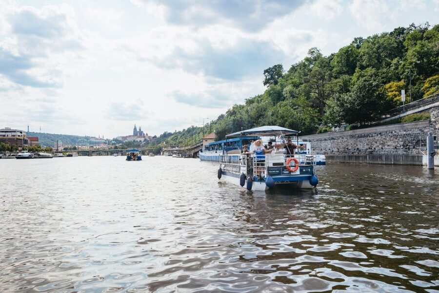 Prague: Swimming Beer Bike on A Cycle Boat - Rain or shine: how to dress for a beer-bike day