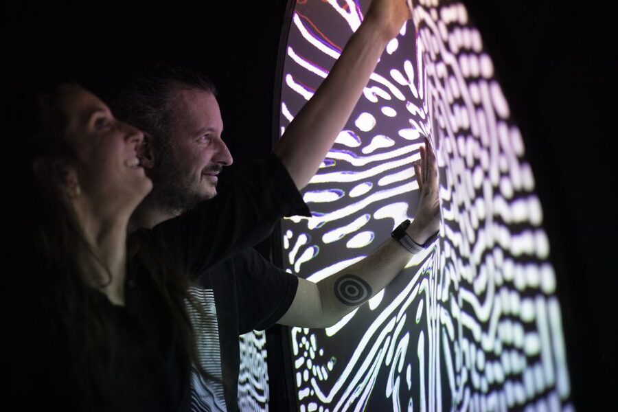 Prague: Ticket to Audiovisual Light Art at Lumia Gallery - The big visual moments: Mars, oceans, galaxies, and sound-shaped scenes