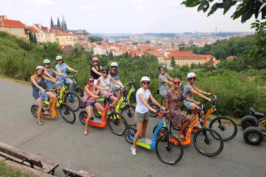 Prague: Tour by Electric Scooter or Cruiser eBike - Getting Started Next to the Embassy of Japan