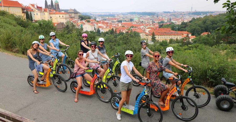 Prague: Tour by Electric Scooter or Cruiser eBike - Charles Bridge and the Narrowest Alley Moment