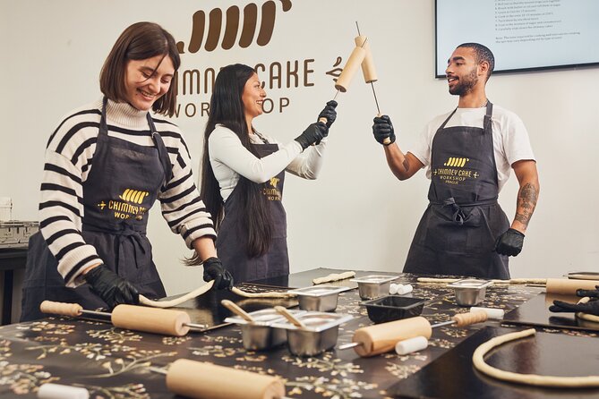 Prague: Traditional Chimney Cake (Trdelník) Making Workshop - The 65-minute flow: from dough to a golden chimney cake
