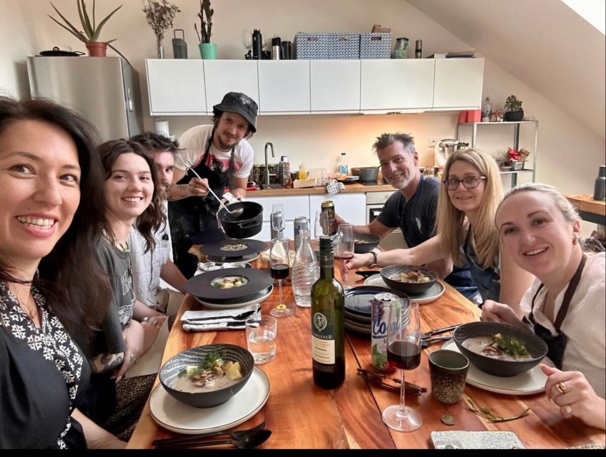 Prague: Traditional Czech Cooking Class with Market Tour - Cooking Kulajda, Goulash, and Povidlové Buchty Without Guesswork