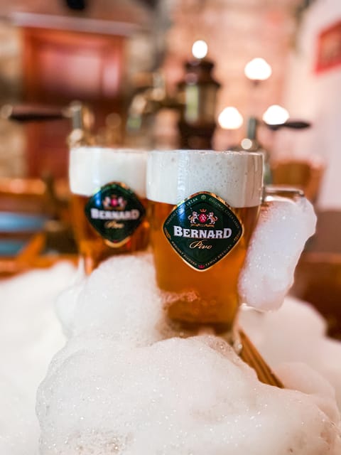 Prague: Ungelt Bernard Beer Spa with Beer & Optional Massage - Entering Hotel Metamorphis and finding the right beer spa