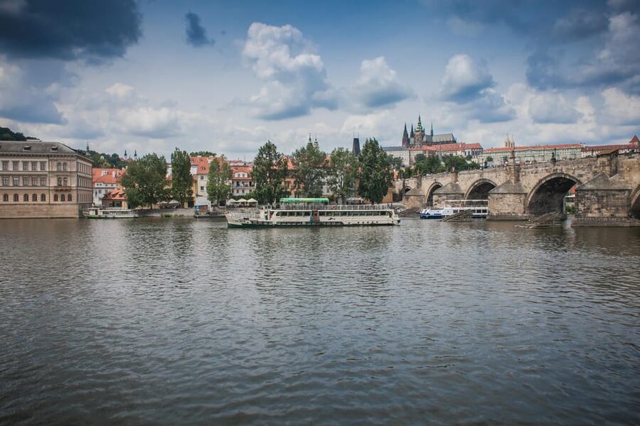 Prague: Vltava River Evening Dinner Cruise - Charles Bridge and Old Town at night, the part you came for