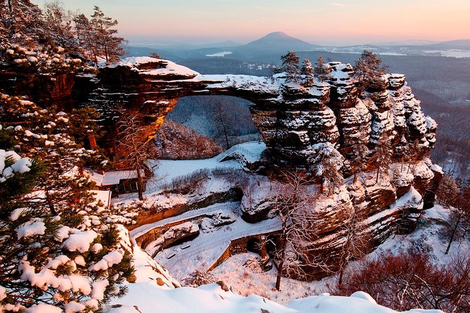 Pravcicka Gate & Bastei Bridge Winter National Park Tour from Prague - The drive past Decin: a quick hit of Bohemian scenery