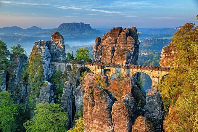 Private Dresden & Bastei Bridge Day Trip to Germany from Prague - Bastei Bridge: Viewpoints, Sandstone Paths, and Neurathen Castle Ruins