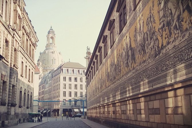 Private Dresden day trip from Prague by Mercedes van - Zwinger, Georgentor, and Katholische Hofkirche: Baroque star power in small bites