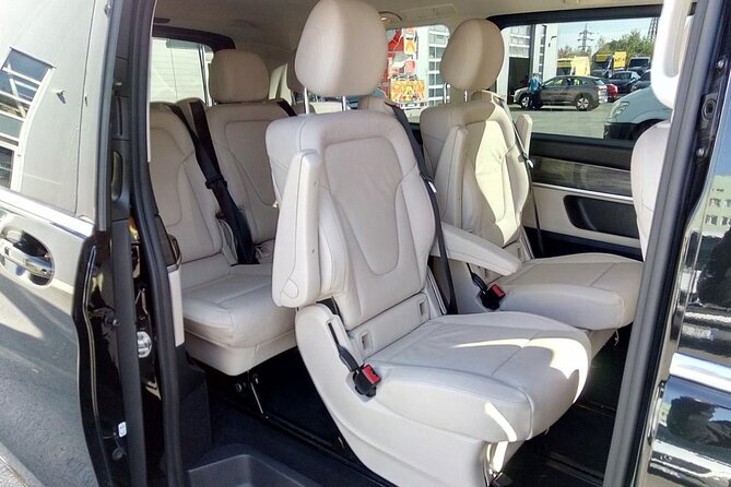 Private Transfer from Prague Airport to Prague City Hotels 1 - 7 pax - The Ride Experience: Air Conditioning and WiFi for Up to 7