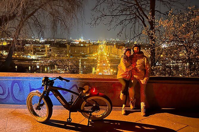 Retro Style E-Bike Night Tour in Prague - Live Guided - The Štěpánská 55 meeting point, disclaimer, and training