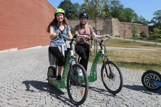 Scenic Panoramic views e-Scooter/ eBike Guided Tour of Prague - Safety training, helmets, and what “no license required” means