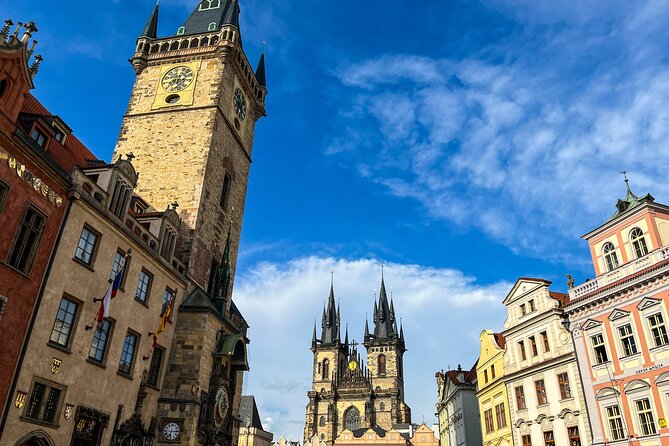 Self-Guided Bohemian Journey to Prague's Secret Passages - Old Town Square: The Astronomical Clock Area and the Twin-Spire Gothic Church