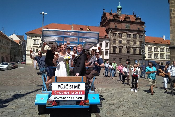 Sightseeing Tour in the Czech Republic: Beer Bike in Pilsen - Unlimited premium pilsner and the drink mix you get