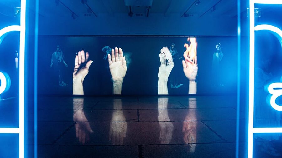 Spiritual Prague: An Exhibition - The Blue Flower exhibition and the terrace tour with real skyline payoff