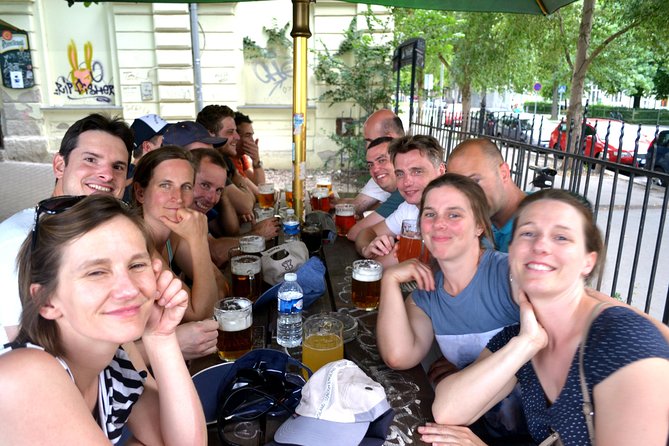 Sunny Beer garden tour - Starting at Palladium: easy to find, then straight into the day