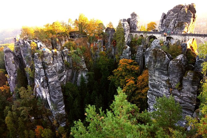 Terezin & Bohemian Switzerland from Prague: Bastei, Narnia & Café - Winter edition: Dresden and Advent Christmas markets