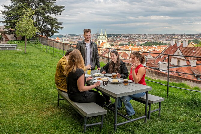 The Castle Side Food Tour: Hidden Flavors & Scenic Views - Strahov Monastery complex and brewery appetizers with beer