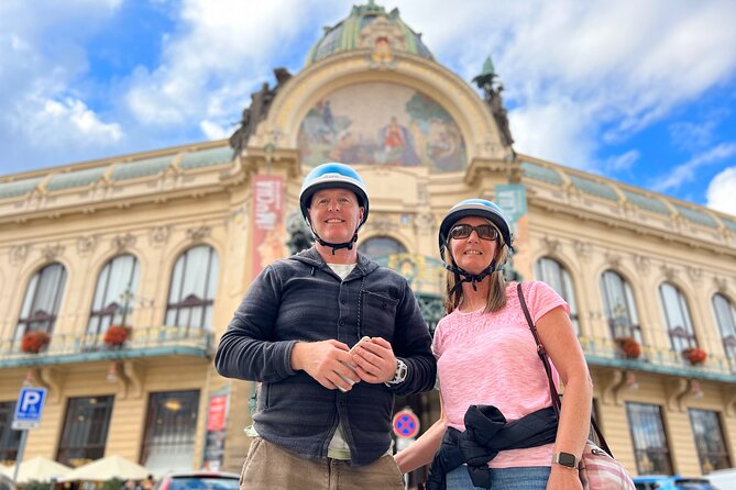 The Highlights of Prague on eBike or electric Scooter - Lennon Wall and the Freedom Wall stop: a quick hit of Prague character