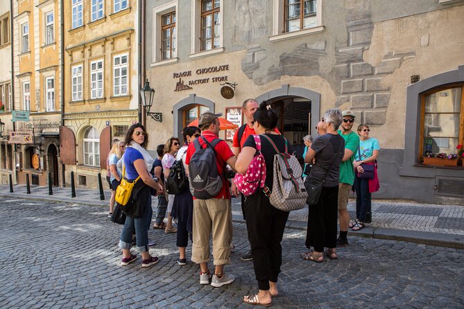 The Prague Tour All Inclusive with Pick up, Boat Trip and Lunch - Lesser Town icons: St. Nicholas Church, Lennon Wall, Devil’s Channel