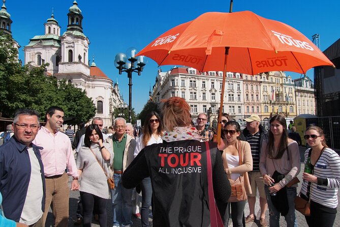 The Prague Tour All Inclusive with Pick up, Boat Trip and Lunch - Old Town Square, Powder Gate, and university exteriors