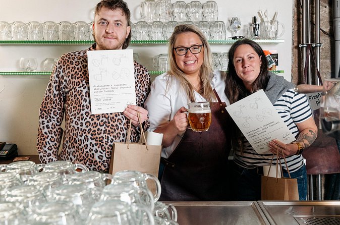 The School of Beer: Traditional Czech Art of Pouring Beer - Unlimited Czech beer, snacks, and staying comfortable