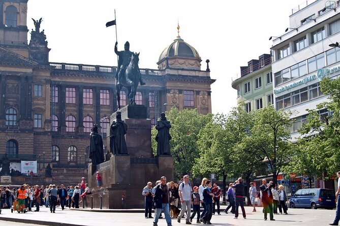 Ultimate Prague Private Walking Tour - Wenceslas Monument: New Town’s main artery